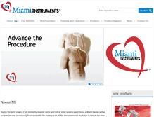 Tablet Screenshot of miamiinstruments.com